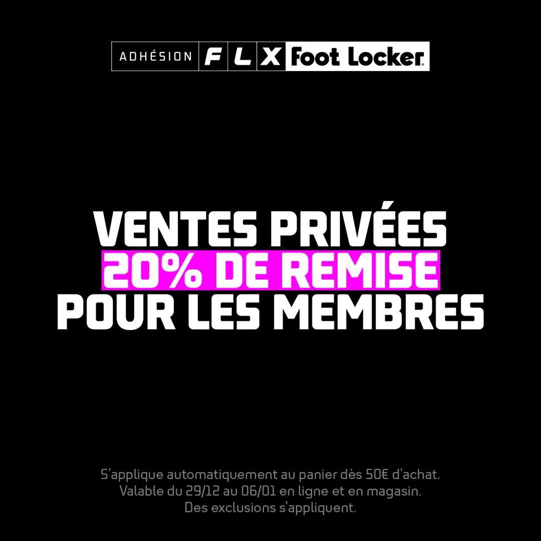 Ventes privées foot locker
